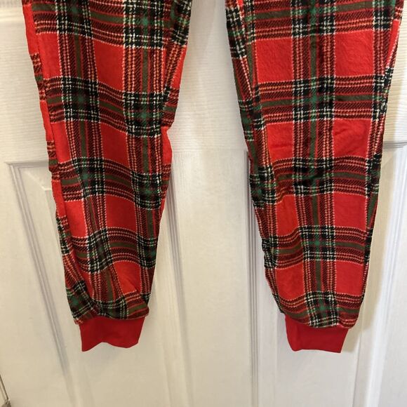 SECRET TREASURES PLUSH Red Plaid Sleep Jogger Pants Small (4-6) Christmas NWT - Picture 4 of 14